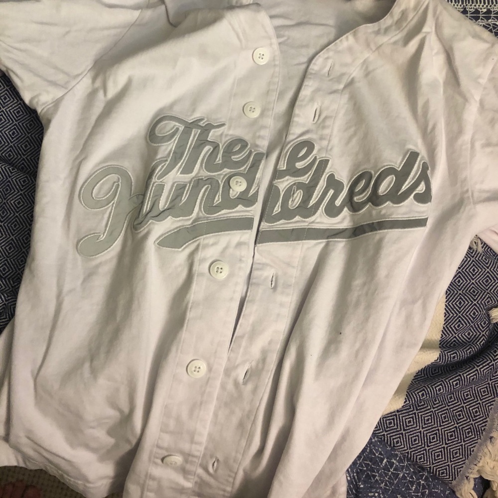 The Hundreds White Button-Up Shirt
